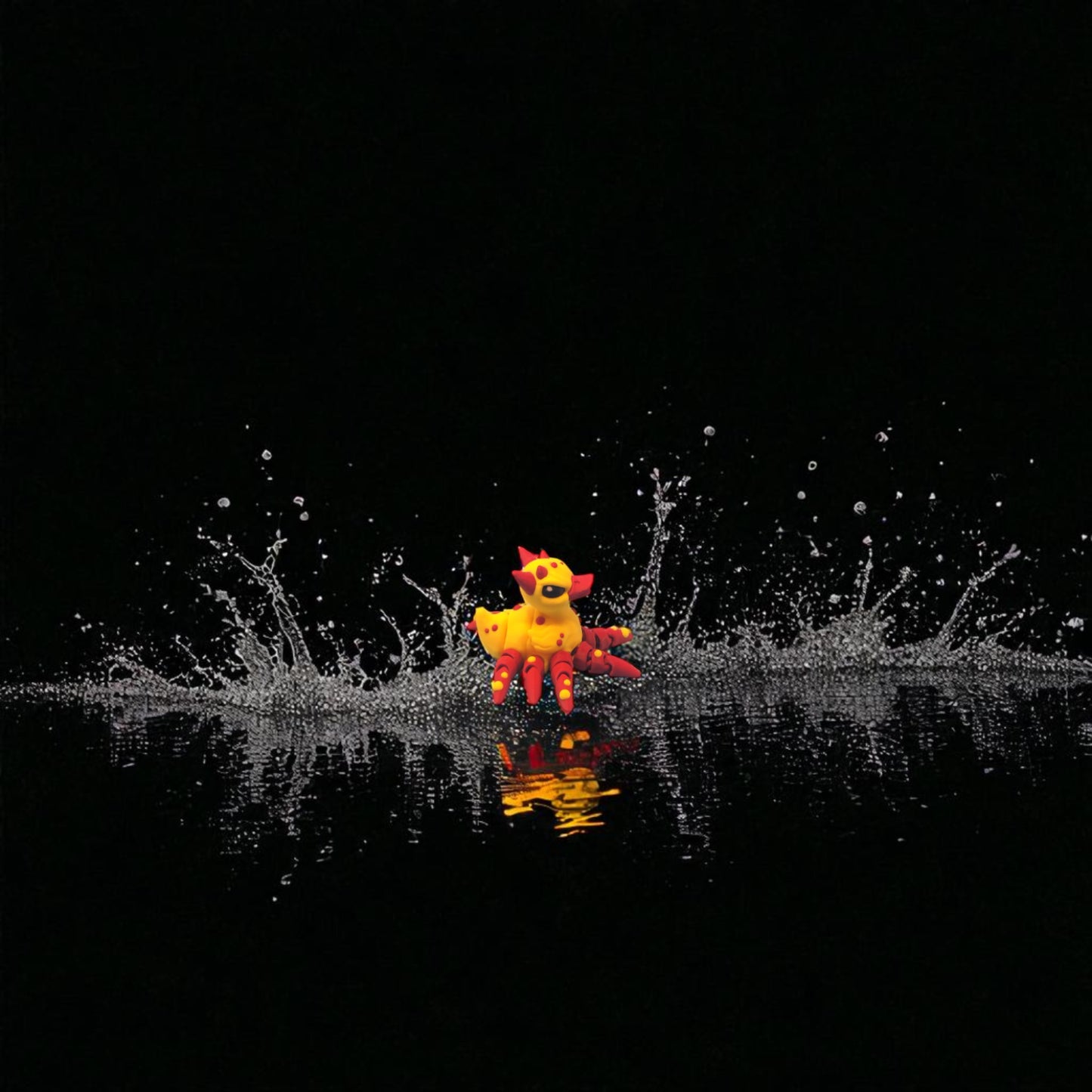 The Quacken – 3D Printed Duck Octopus Hybrid Toy, Funny Desk Pet, Articulated Tentacle Duck, Kawaii Creature Gift, Kraken Duck Decor