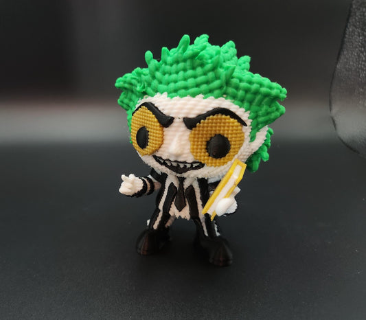 3D printed crochet style horror characters