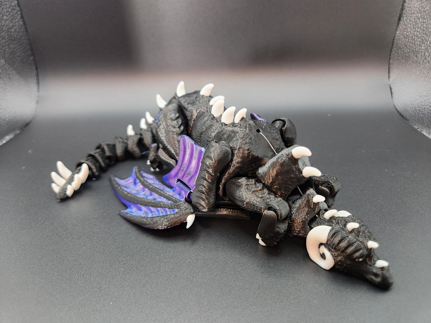 3D printed flexy puppet dragon