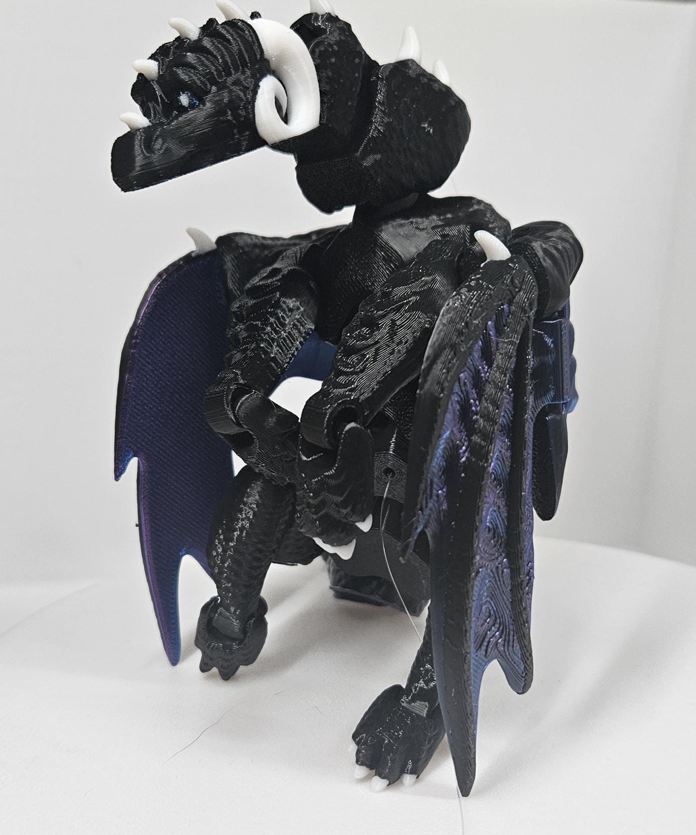 3D printed flexy puppet dragon