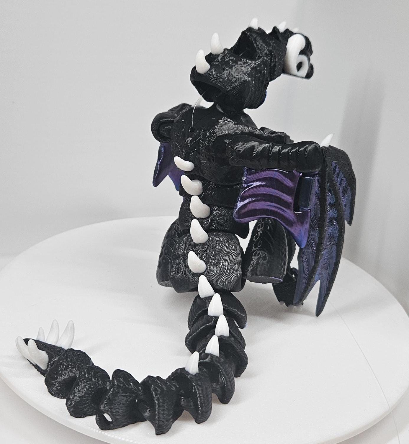 3D printed flexy puppet dragon