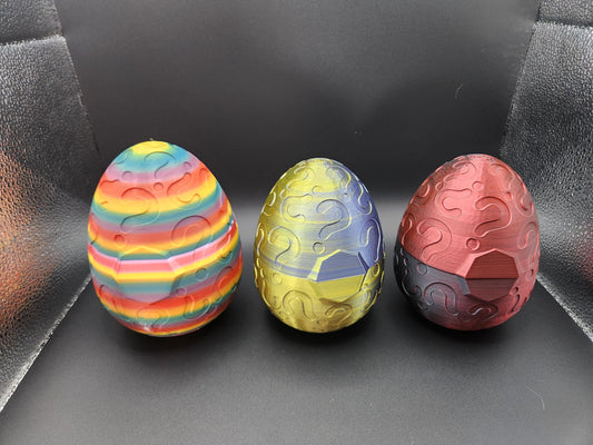 3D Printed Mystery Dragon Eggs, Colorful Flexy Dragons Inside, Surprise Collectible Dragon