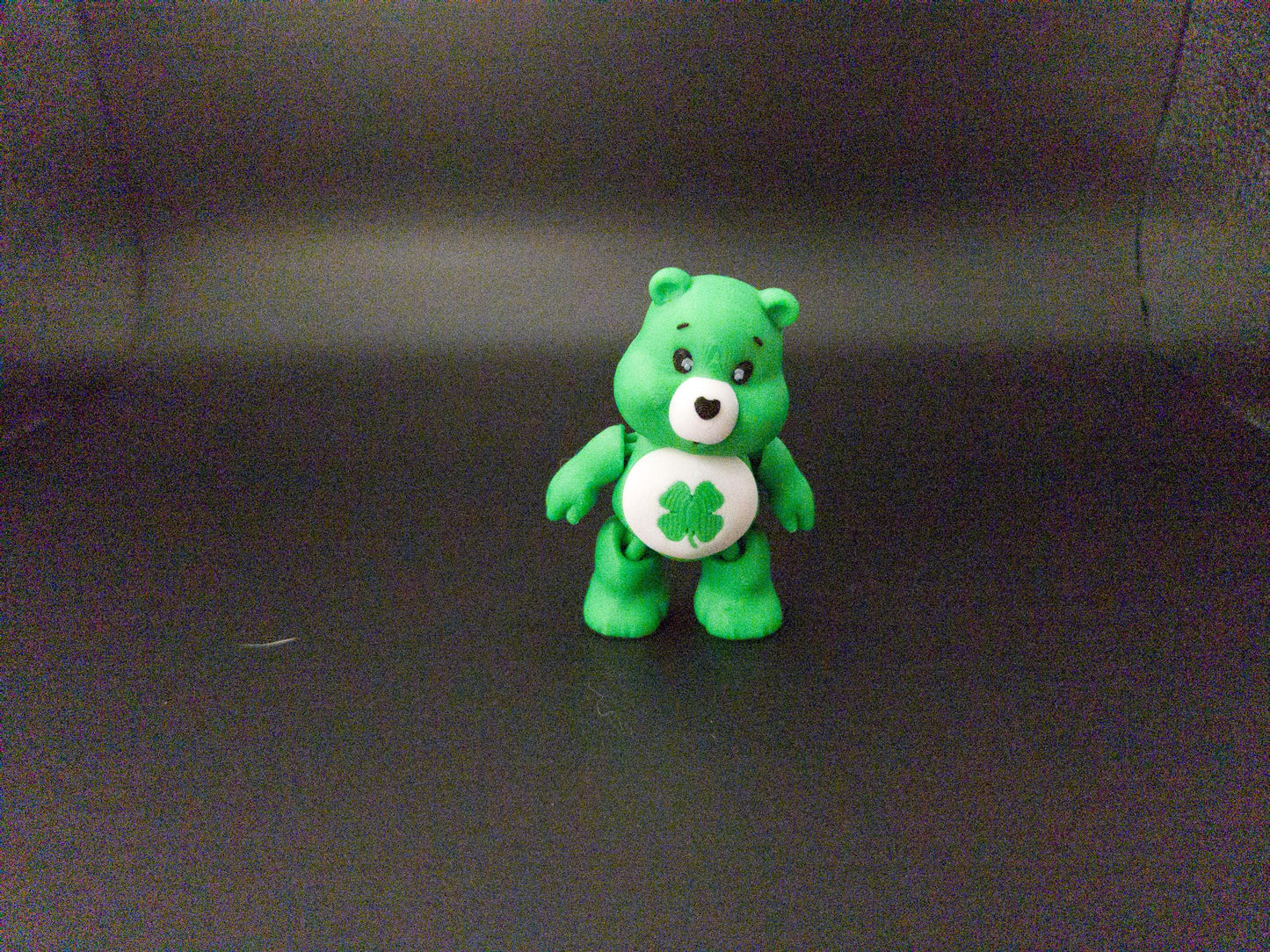 3D printed standing articulated bear, coffee, f cancer, luck, 420