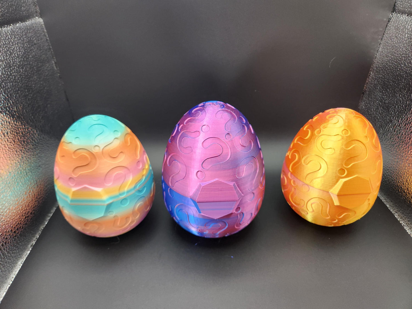 3D Printed Mystery Dragon Eggs, Colorful Flexy Dragons Inside, Surprise Collectible Dragon