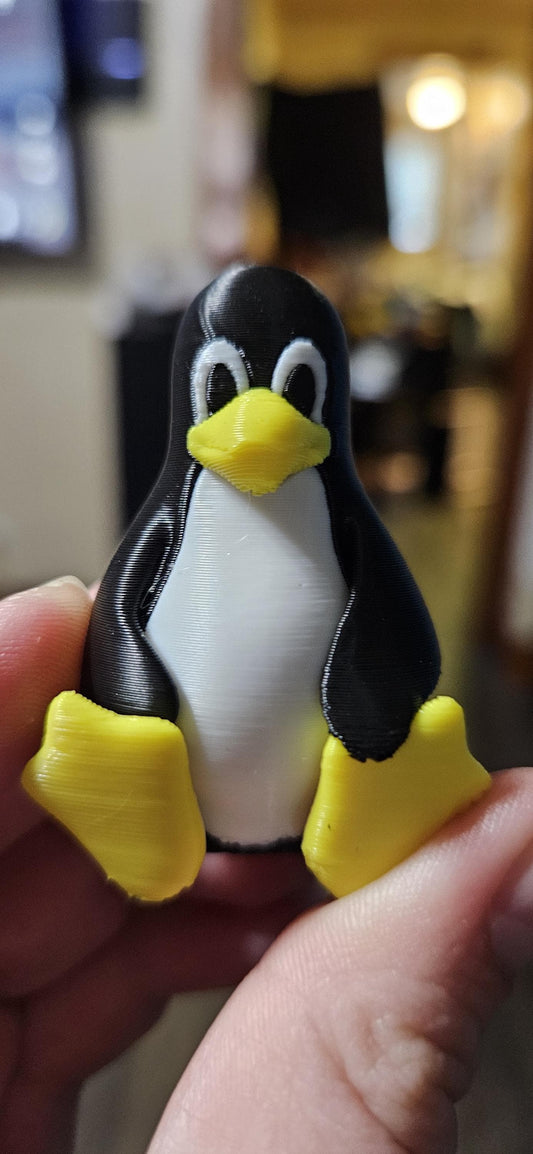 3D printed Tux penguin