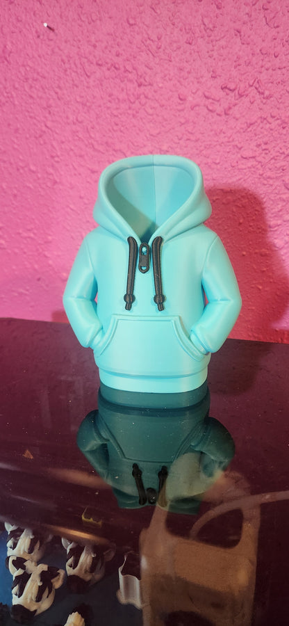 3D Printed Hoodie Pencil Cup – Funny Office Desk Organizer, Novelty Gift for Coworkers, Cute Hoodie Pen Holder for Home or School